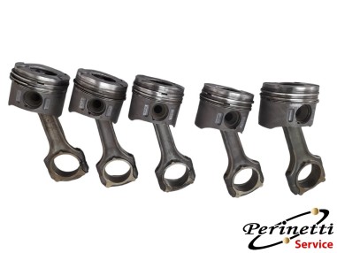 5 PISTONI E BIELLE MERCEDES BENZ (ML)...