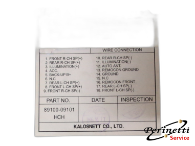 AUTORADIO SSANGYONG ACTYON 8910009101