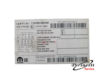 AUTORADIO FIAT PANDA 312 07357174960