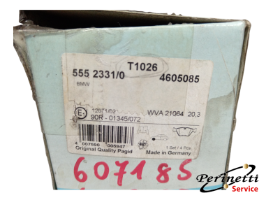 PASTIGLIE FRENO BMW SERIE 5 E34...