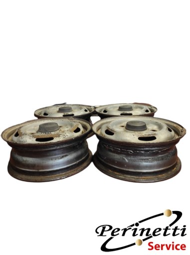4 CERCHI INFERRO R15 5 FORI FORD TRANSIT